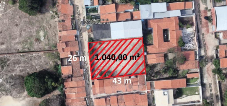 Terreno à Venda, 1.040 m² em Sapiranga - Fortaleza