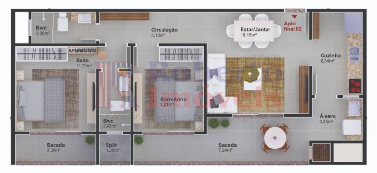 Imagem Apartamento com 2 Quartos à Venda, 85 m² em Paese - Itapoá