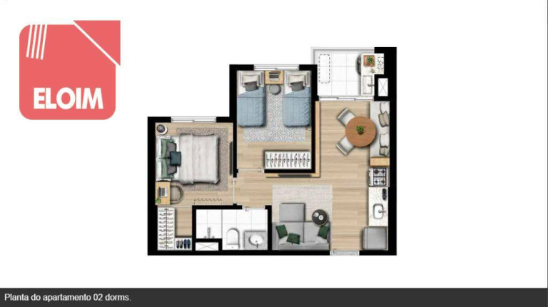 Imagem Apartamento com 2 Quartos à Venda, 41 m² em Lapa De Baixo - São Paulo