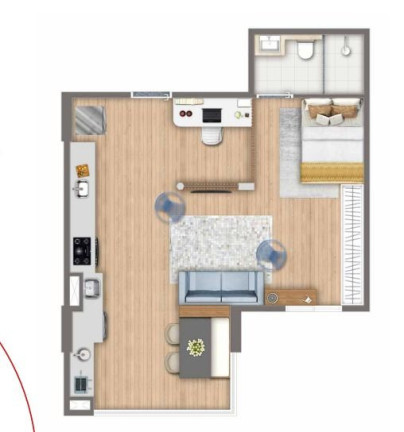Imagem Apartamento com 1 Quarto à Venda, 45 m² em Picanco - Guarulhos Imagem Apartamento com 1 Quarto à Venda, 45 m² em Picanco - Guarulhos