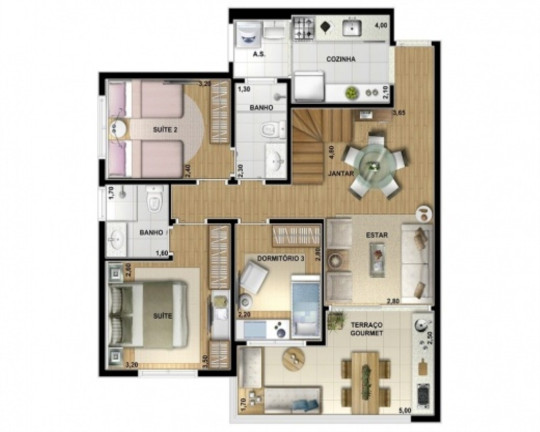 Imagem Imóvel com 3 Quartos à Venda, 152 m² em Vila Andrade - São Paulo