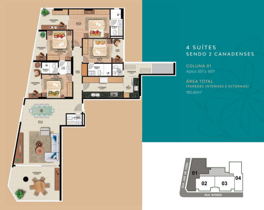 Imagem Apartamento com 3 Quartos à Venda, 133 m² Imagem Apartamento com 3 Quartos à Venda, 133 m²