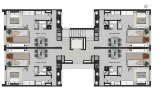 Imagem Apartamento com 1 Quarto à Venda, 53 m² em Jardim Botânico - Porto Alegre