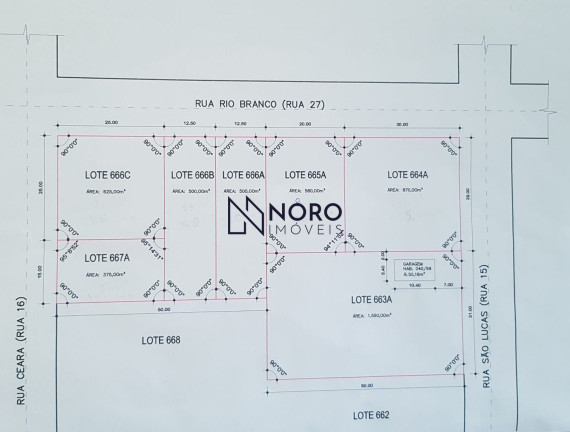 Terreno à Venda, 375 m² em Pinheiro Machado - Santa Maria