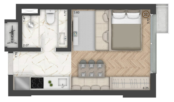 Imagem Imóvel com 1 Quarto à Venda, 40 m² em Partenon - Porto Alegre Imagem Imóvel com 1 Quarto à Venda, 40 m² em Partenon - Porto Alegre