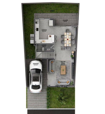 Imagem Sobrado com 3 Quartos à Venda, 148 m² em Santa Cândida - Curitiba