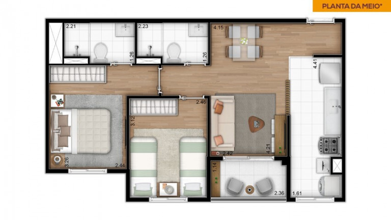 Imagem Apartamento com 2 Quartos à Venda, 54 m² em Cambuci - São Paulo Imagem Apartamento com 2 Quartos à Venda, 54 m² em Cambuci - São Paulo