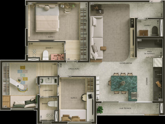 Imagem Apartamento com 3 Quartos à Venda, 83 m² em Setor Bueno - Goiânia Imagem Apartamento com 3 Quartos à Venda, 83 m² em Setor Bueno - Goiânia