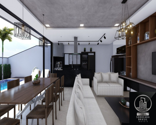 Imagem Casa com 3 Quartos à Venda, 300 m² em Alphaville Nova Esplanada - Votorantim