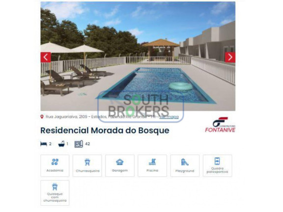 Imagem Casa de Condomínio com 2 Quartos à Venda, 42 m² em Estados - Fazenda Rio Grande Imagem Casa de Condomínio com 2 Quartos à Venda, 42 m² em Estados - Fazenda Rio Grande