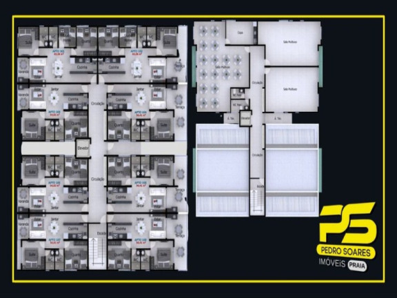 Imagem Apartamento com 2 Quartos à Venda, 54 m² em Altiplano Cabo Branco - João Pessoa