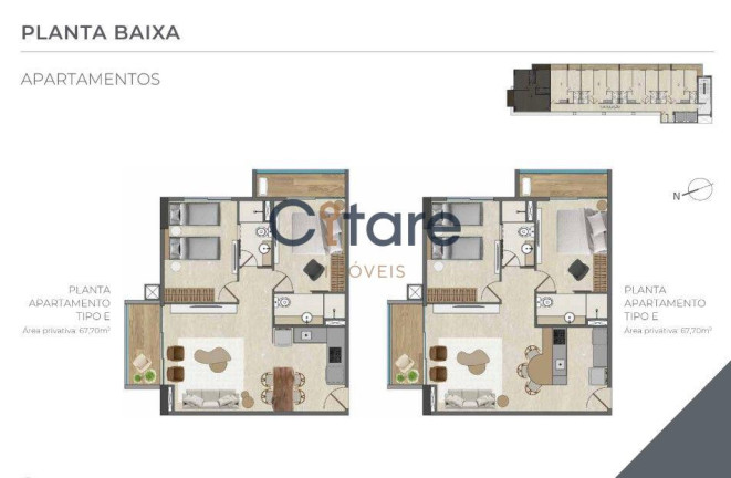 Imagem Apartamento com 1 Quarto à Venda, em Aldeota - Fortaleza Imagem Apartamento com 1 Quarto à Venda, em Aldeota - Fortaleza