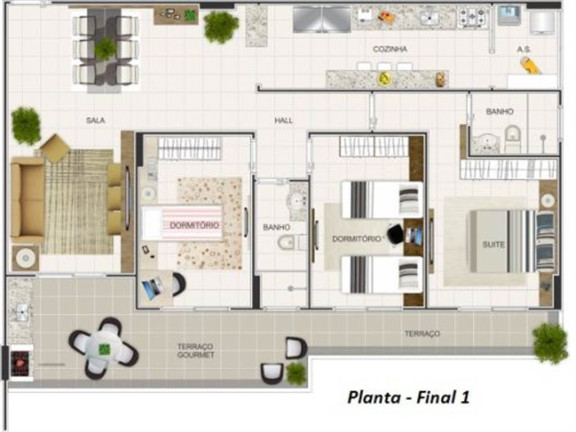 Imagem Apartamento com 3 Quartos à Venda, 119 m² em Aviação - Praia Grande Imagem Apartamento com 3 Quartos à Venda, 119 m² em Aviação - Praia Grande