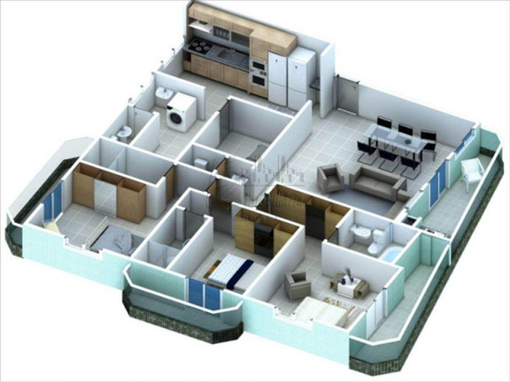 Imagem Apartamento com 2 Quartos à Venda, 170 m² em Canto Do Forte - Praia Grande Imagem Apartamento com 2 Quartos à Venda, 170 m² em Canto Do Forte - Praia Grande
