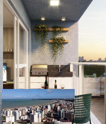 Apartamento com 2 Quartos à Venda,  em Altiplano Cabo Branco - João Pessoa