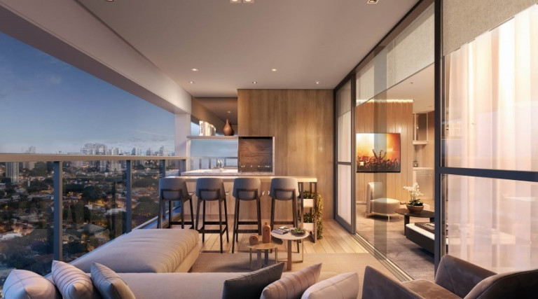 Imagem Apartamento com 3 Quartos à Venda, 123 m² em Campo Belo - São Paulo