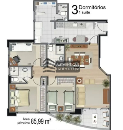 Imagem Apartamento com 3 Quartos à Venda, 86 m² em Vila Gumercindo - São Paulo Imagem Apartamento com 3 Quartos à Venda, 86 m² em Vila Gumercindo - São Paulo