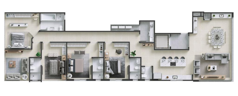 Imagem Apartamento com 4 Quartos à Venda, 205 m² em Meia Praia - Itapema Imagem Apartamento com 4 Quartos à Venda, 205 m² em Meia Praia - Itapema