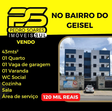 Apartamento com 1 Quarto à Venda, 43 m² em Ernesto Geisel - João Pessoa