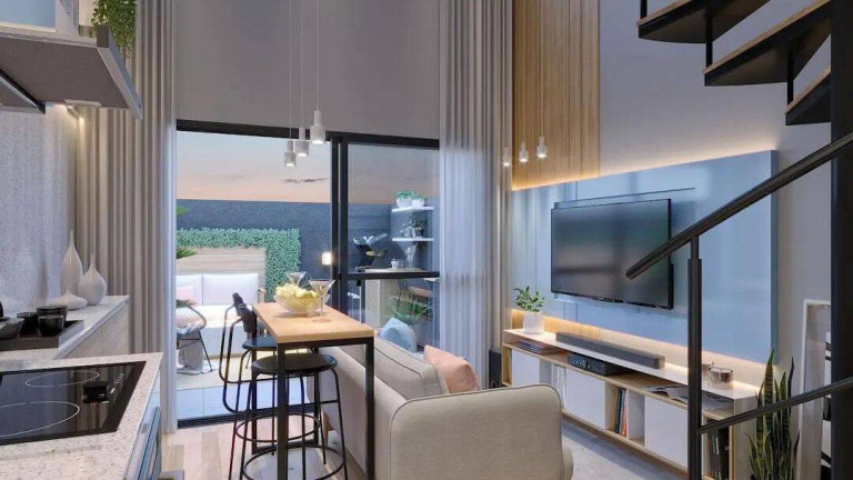 Imagem Loft com 1 Quarto à Venda, 38 m² em Santa Felicidade - Curitiba