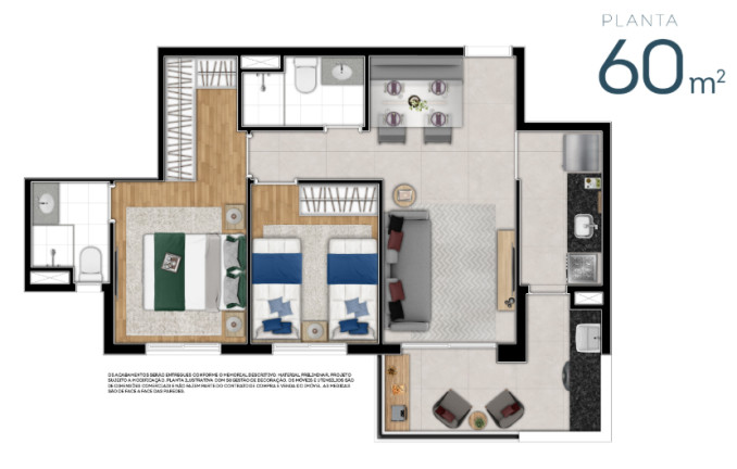 Imagem Apartamento com 2 Quartos à Venda, 57 m² em Ferreira - São Paulo Imagem Apartamento com 2 Quartos à Venda, 57 m² em Ferreira - São Paulo