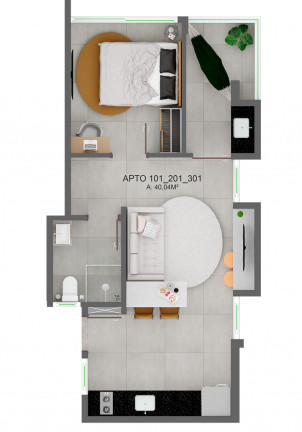 Imagem Imóvel com 1 Quarto à Venda, 22 m² em Intermares - Cabedelo Imagem Imóvel com 1 Quarto à Venda, 22 m² em Intermares - Cabedelo