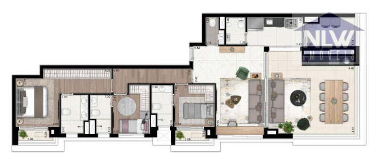 Imagem Apartamento com 3 Quartos à Venda, 131 m² em Brooklin - São Paulo
