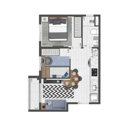 Imagem Apartamento com 1 Quarto à Venda, 27 m² em Moema - São Paulo