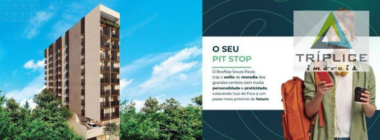 Imagem Studio com 1 Quarto à Venda, 22 m² em São Mateus - Juiz De Fora