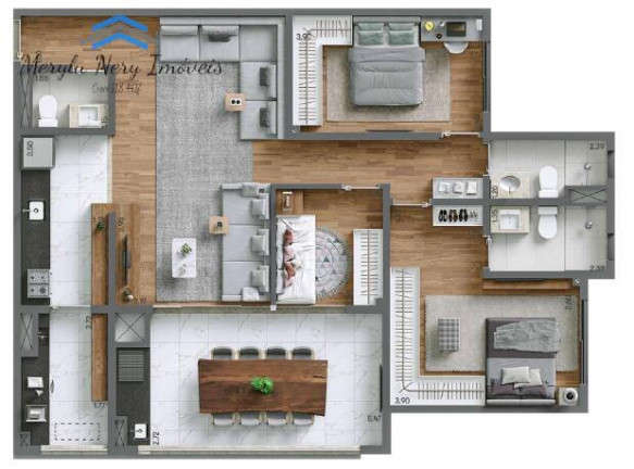 Imagem Apartamento com 3 Quartos à Venda, 98 m² em Ipiranga - São Paulo Imagem Apartamento com 3 Quartos à Venda, 98 m² em Ipiranga - São Paulo