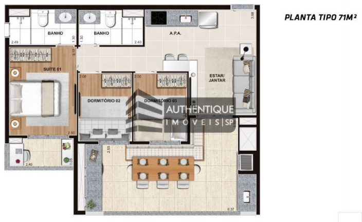 Imagem Apartamento com 3 Quartos à Venda, 71 m² em Santo Amaro - São Paulo Imagem Apartamento com 3 Quartos à Venda, 71 m² em Santo Amaro - São Paulo
