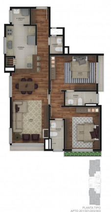 Imagem Apartamento com 2 Quartos à Venda, 6.957 m² em Avenida Central - Gramado Imagem Apartamento com 2 Quartos à Venda, 6.957 m² em Avenida Central - Gramado