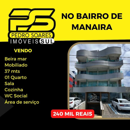 Apartamento com 1 Quarto à Venda, 37 m² em Manaíra - João Pessoa