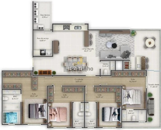 Imagem Cobertura com 4 Quartos à Venda, 206 m² em Meia Praia - Itapema
