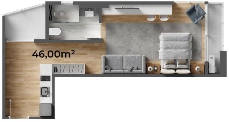Imagem Apartamento com 1 Quarto à Venda, 46 m² em Centro - Itajaí Imagem Apartamento com 1 Quarto à Venda, 46 m² em Centro - Itajaí