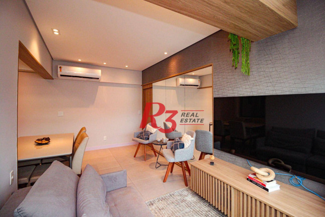Imagem Apartamento com 2 Quartos à Venda, 73 m² em Campo Grande - Santos
