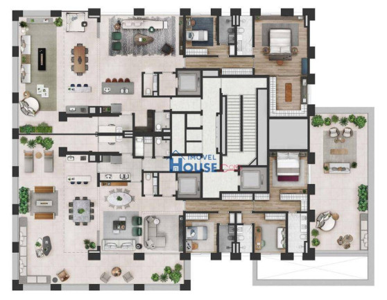 Imagem Apartamento com 3 Quartos à Venda, 366 m² em Itaim Bibi - São Paulo Imagem Apartamento com 3 Quartos à Venda, 366 m² em Itaim Bibi - São Paulo