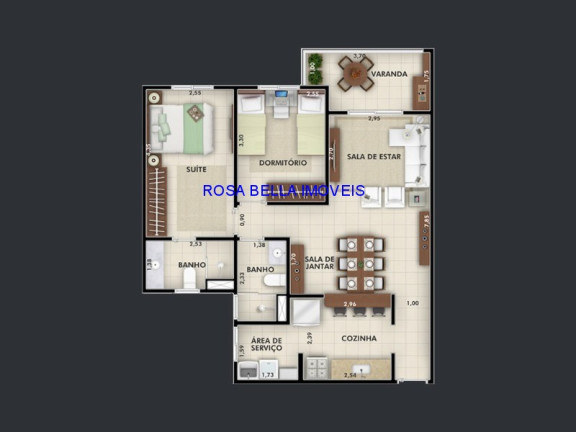 Imagem Apartamento com 2 Quartos à Venda, 73 m² em Jardim Rosinha - Itu Imagem Apartamento com 2 Quartos à Venda, 73 m² em Jardim Rosinha - Itu