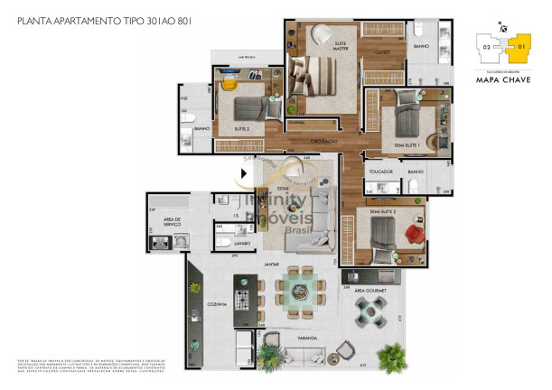 Imagem Apartamento com 4 Quartos à Venda, 152 m² em Castelo - Belo Horizonte