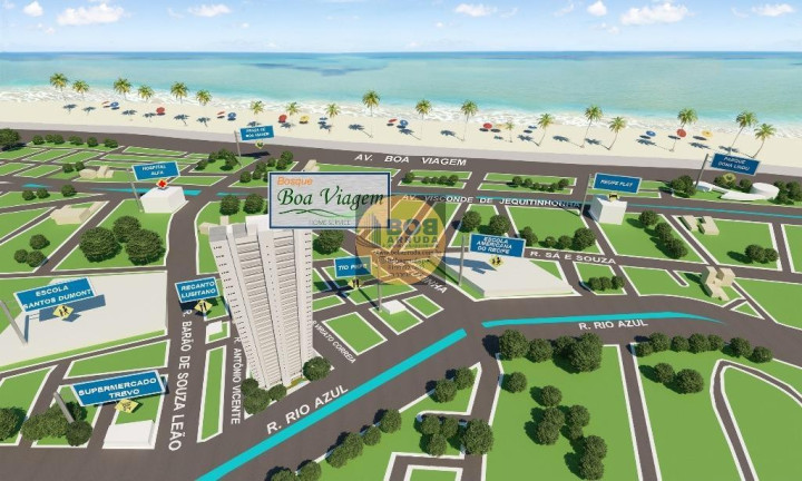 Imagem Apartamento com 2 Quartos à Venda, 47 m² em Boa Viagem - Recife