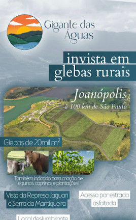 Imagem Terreno à Venda, 20.000 m² em Joanopolis - Joanópolis Imagem Terreno à Venda, 20.000 m² em Joanopolis - Joanópolis