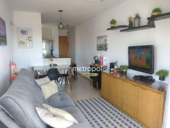 Imagem Apartamento com 2 Quartos à Venda, 54 m² em Santa Maria - Santo André