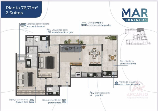 Imagem Apartamento com 1 Quarto à Venda, 50 m² em Toninhas - Ubatuba Imagem Apartamento com 1 Quarto à Venda, 50 m² em Toninhas - Ubatuba