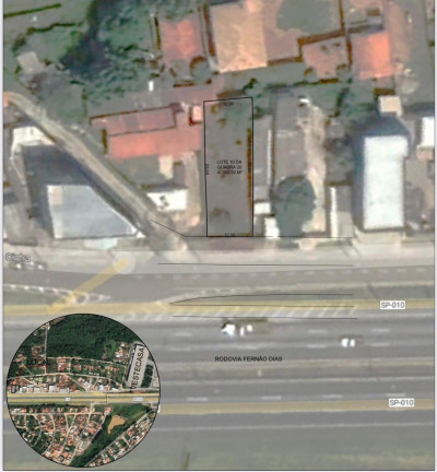 Terreno à Venda, 300 m² em Parque Fernão Dias - Atibaia