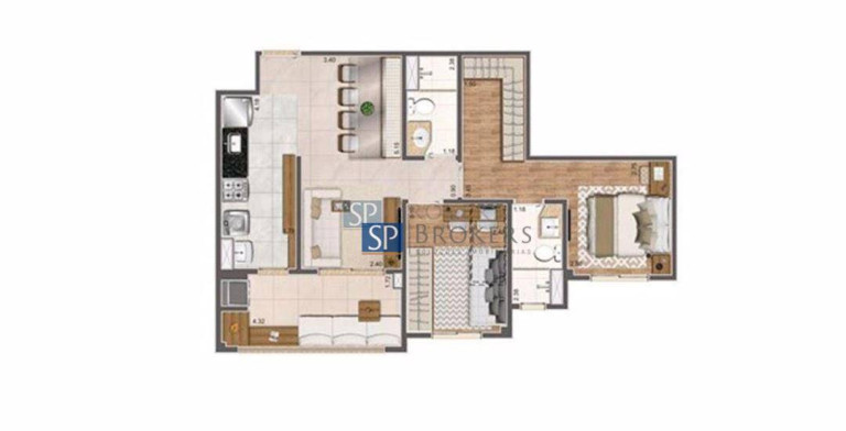 Imagem Apartamento com 2 Quartos à Venda, 64 m² em Botafogo - Campinas Imagem Apartamento com 2 Quartos à Venda, 64 m² em Botafogo - Campinas