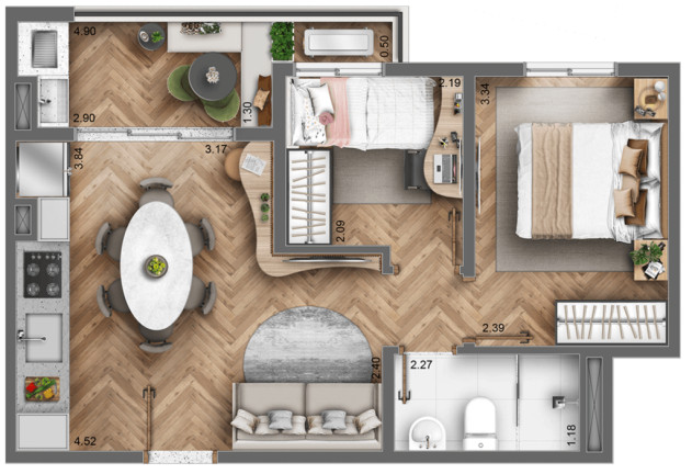 Apartamento com 3 Quartos à Venda, 60 m² em Freguesia Do ó - São Paulo
