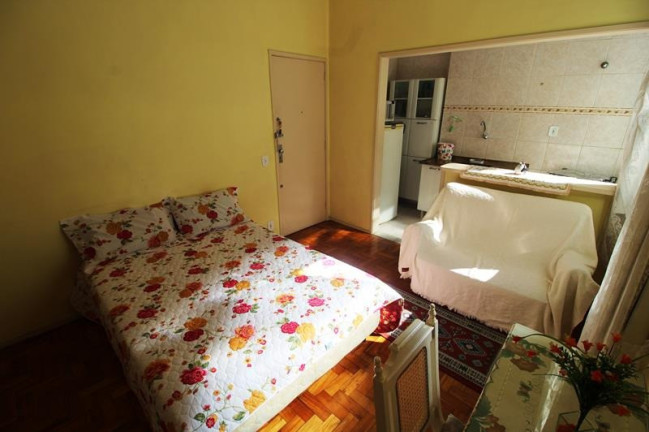 Imagem Apartamento com 1 Quarto para Temporada, 30 m² em Copacabana - Rio De Janeiro