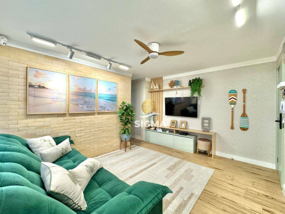 Apartamento com 1 Quarto à Venda, 55 m² em Jardim Astúrias - Guarujá