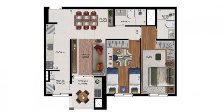 Imagem Apartamento com 3 Quartos à Venda, 90 m² em Olímpico - São Caetano Do Sul