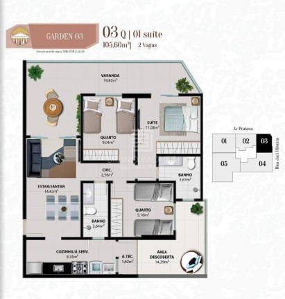 Imagem Apartamento com 3 Quartos à Venda, 95 m² em Praia Do Morro - Guarapari Imagem Apartamento com 3 Quartos à Venda, 95 m² em Praia Do Morro - Guarapari